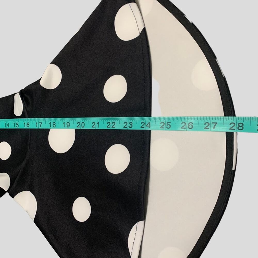 Polka Dot Dress Size 18 NEW ELOQUII Scuba Dress Black and White - Picture 12 of 15